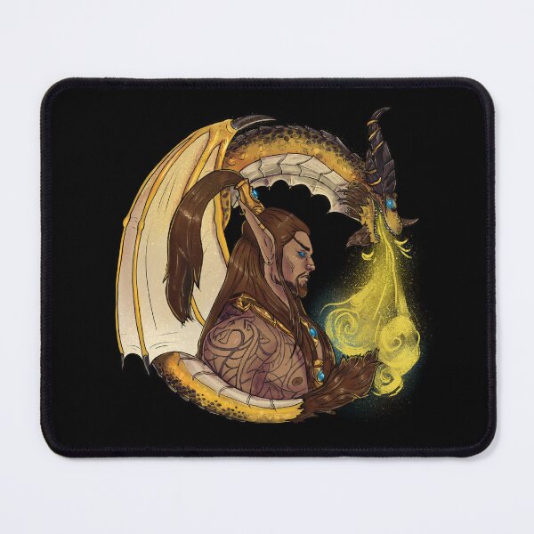 Item preview, nozdormu inspired circular dragon design designed and sold by stucktoyoumerch.