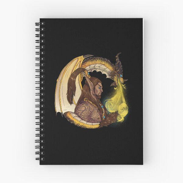 Item preview, nozdormu inspired circular dragon design designed and sold by stucktoyoumerch.