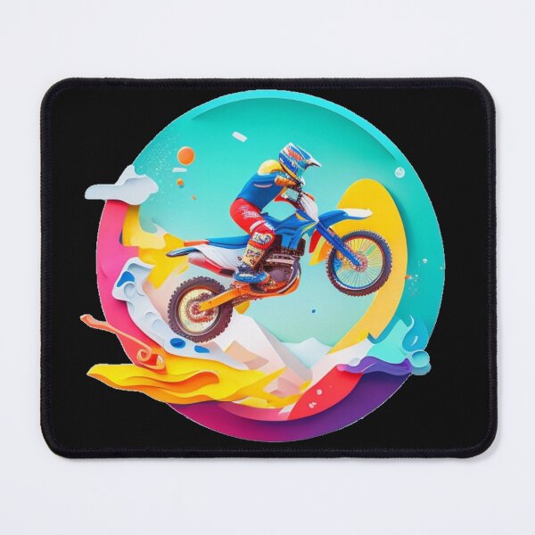 Item preview, Motorcycle Motocross X Paper Art Style designed and sold by rockyRG.