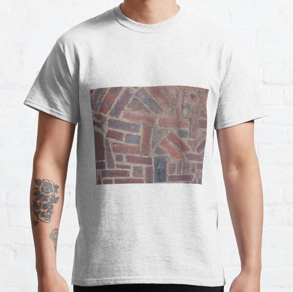 Surfaces, brick, wall, nonstandard, pattern Classic T-Shirt