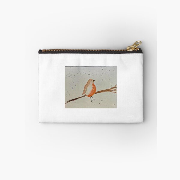 Item preview, Chubby robin resting on a branch  designed and sold by watercolorsLiz.