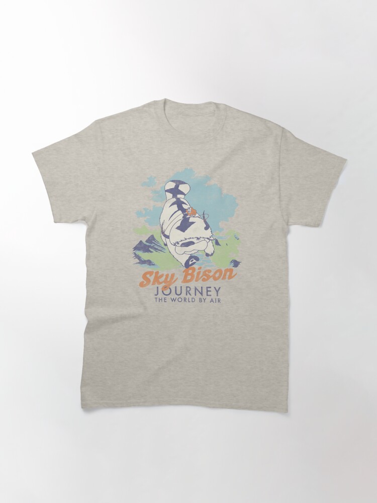 Thumbnail 3 of 7, Classic T-Shirt, Avatar: The Last Airbender Sky Bison Journey The World designed and sold by FifthSun.