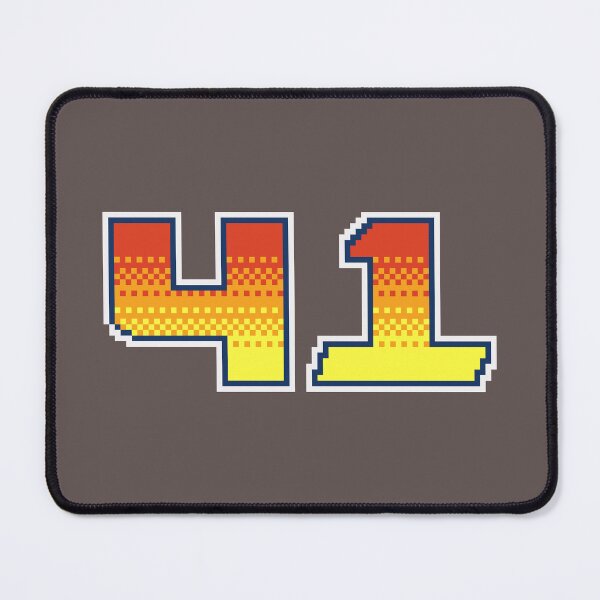 Item preview, 41 Pixel Font Forty One in Red Orange and Yellow designed and sold by pixeltogs.