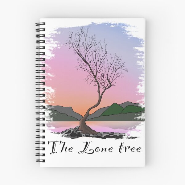 Item preview, The lone tree Llyn padarn llanberis snowdonia designed and sold by SoulTrekking.