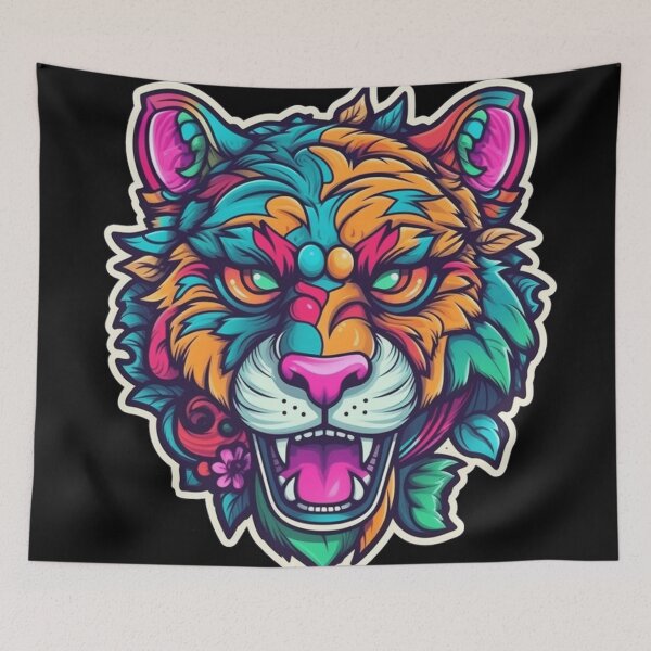 Item preview, Trippy Tiger designed and sold by Kayoticreations.