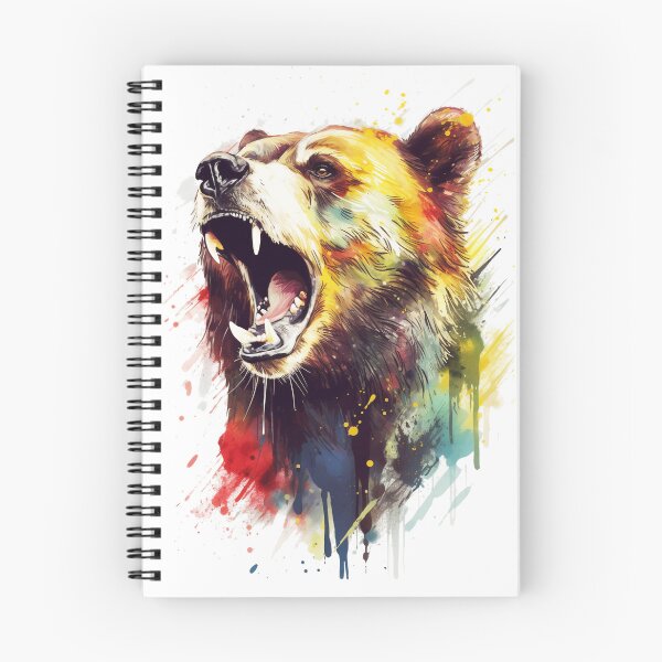 Item preview, bear roaring designed and sold by Art  StikertWorld.