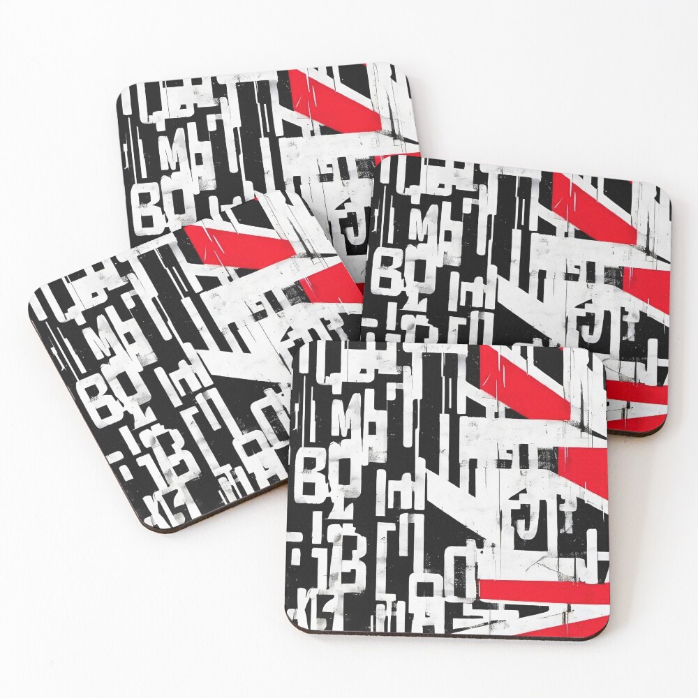 Item preview, Coasters (Set of 4) designed and sold by StudioDestruct.