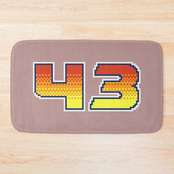 Item preview, 43 Pixel Font Forty Three in Red Orange and Yellow designed and sold by pixeltogs.