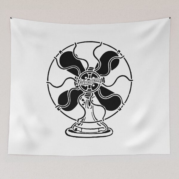 Item preview, 1910's Westinghouse Fan Graphic black designed and sold by Tonyv773.