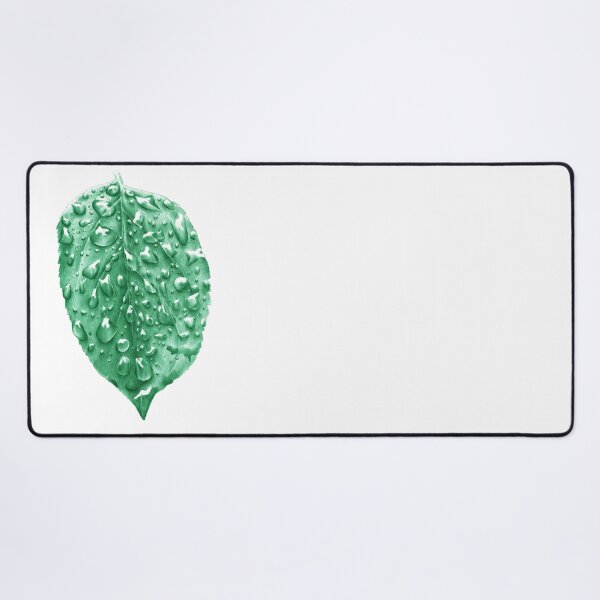 Item preview, Leaf with droplets of morning dew illustratrion designed and sold by Adam Wróbel.