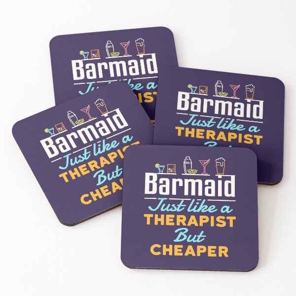 Item preview, Barmaid Just Like a Therapist But Cheaper designed and sold by jaygo.