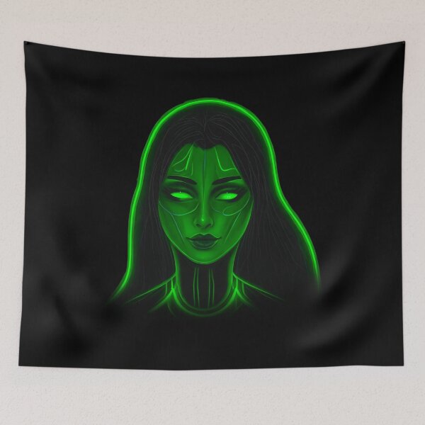 Item preview, Neon Green Queen designed and sold by mwebba2005.