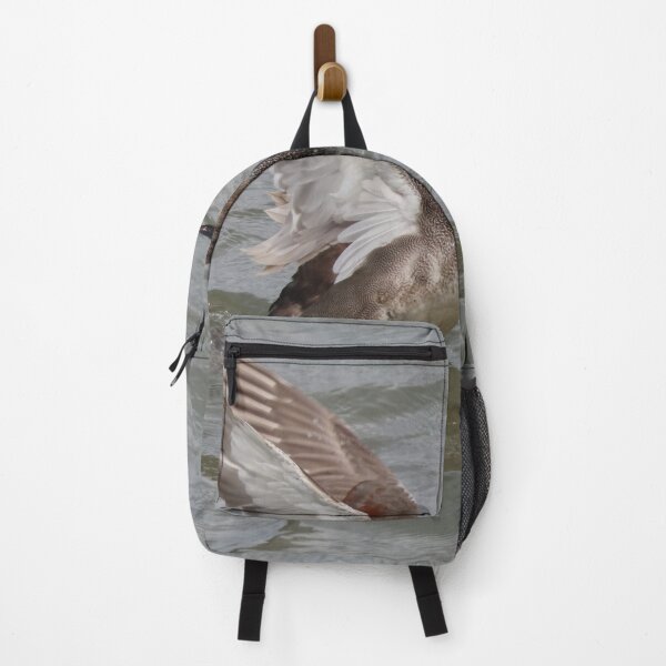 Item preview, Gadwall spreading his wings designed and sold by Jolande.