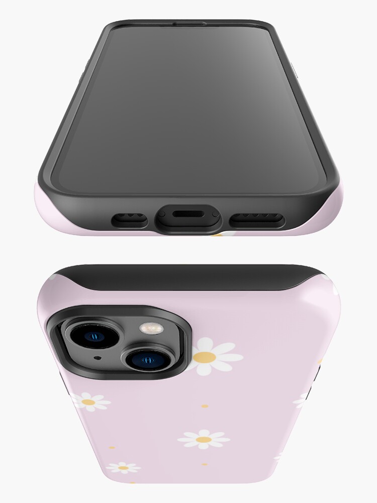Thumbnail 3 of 4, iPhone Case, Retro White Daisies designed and sold by Victoria Riabov.