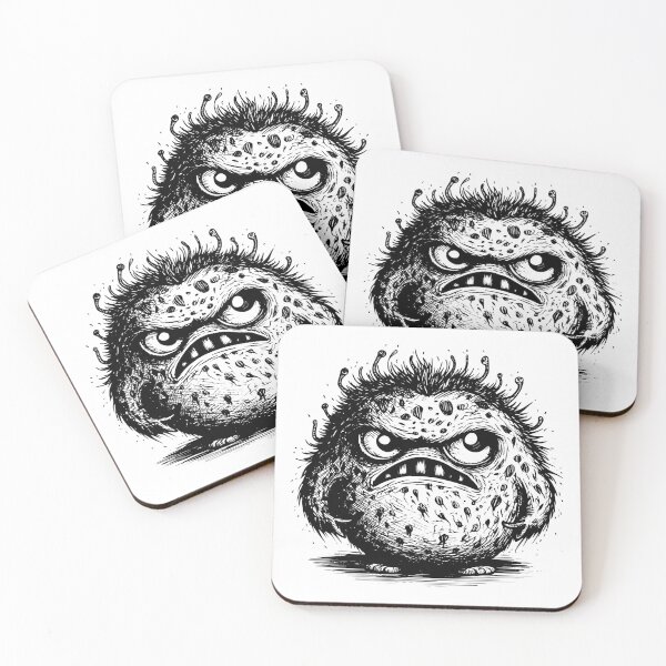Item preview, Grumpy Monsters designed and sold by HINKYPUNK-UK.