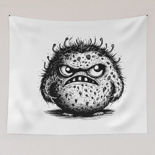 Item preview, Grumpy Monsters designed and sold by HINKYPUNK-UK.