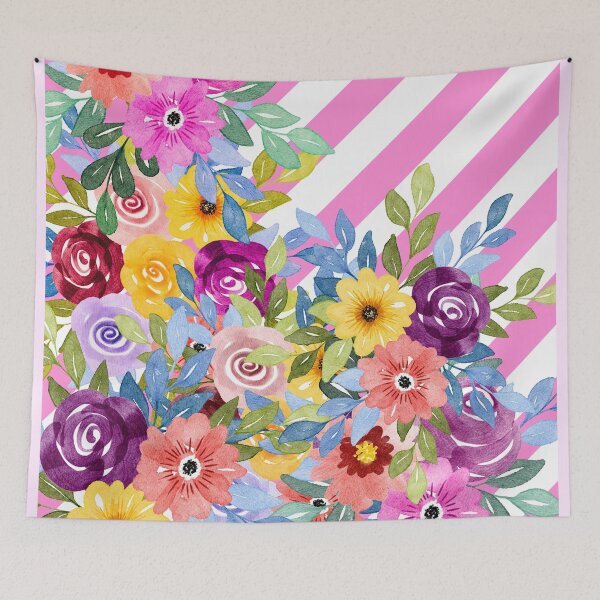 Item preview, Summer Watercolor Floral Flowers designed and sold by RagWeasel.