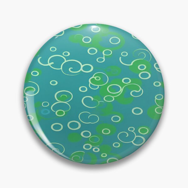 Item preview, Circular Pieces Fragmented on Mixed Green Background designed and sold by deniselynnimage.