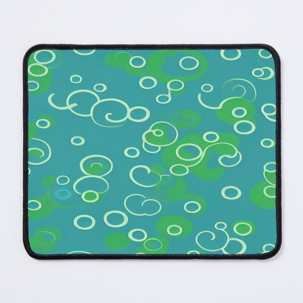 Item preview, Circular Pieces Fragmented on Mixed Green Background designed and sold by deniselynnimage.