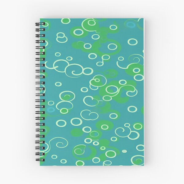 Item preview, Circular Pieces Fragmented on Mixed Green Background designed and sold by deniselynnimage.