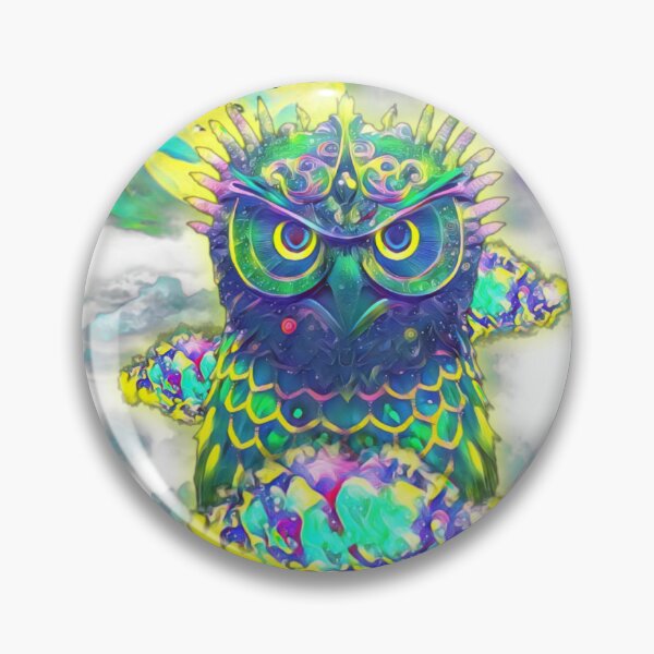 Item preview, owl night neon designed and sold by RyuArtStar.