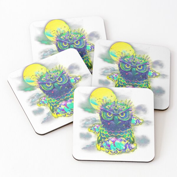 Item preview, owl night neon designed and sold by RyuArtStar.