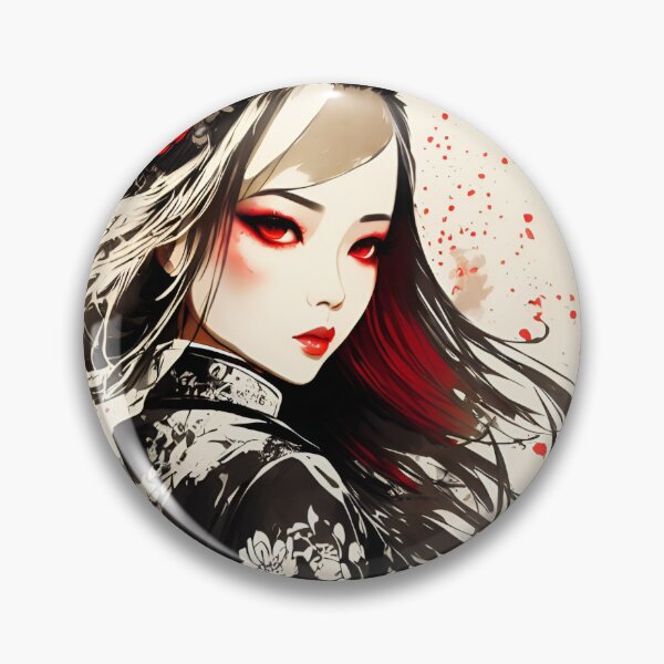 Item preview, geisha designed and sold by ilustromoda.
