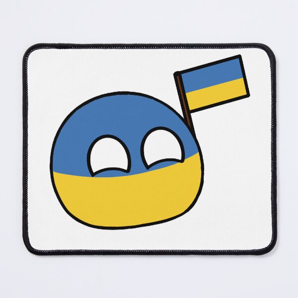 Item preview, countryballs and their flag ukraineball designed and sold by Countryballs Shop.