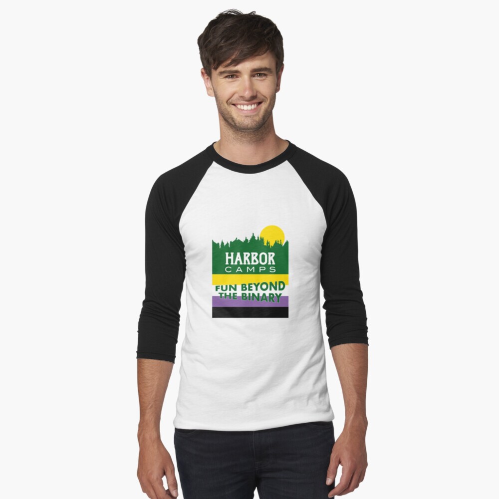 Item preview, Baseball ¾ Sleeve T-Shirt designed and sold by harborcamps.