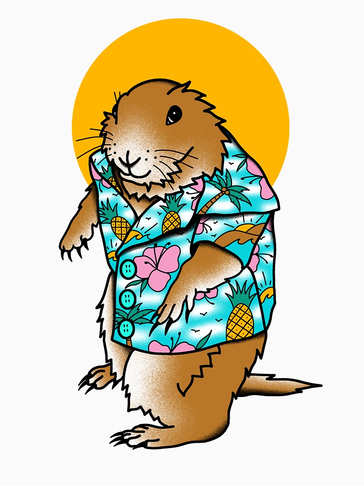 Camiseta esencial for Sale con la obra «Perro de las praderas