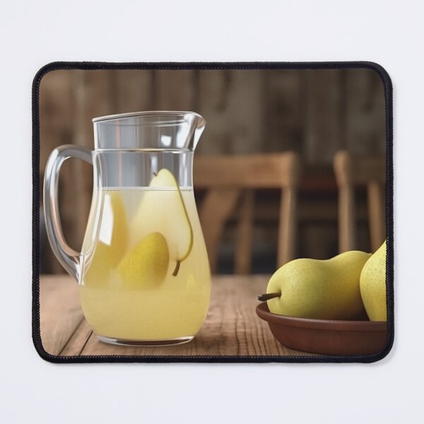 Item preview, Pitcher of some refreshing pear juice and pears.  designed and sold by RoseShop2093.