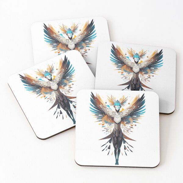 Item preview, Ayahuasca Trippy Bird | Solar Phoenix Fusion | Abstract Fire Bird designed and sold by mindexploration.