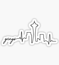 Grey's Skyline Sticker
