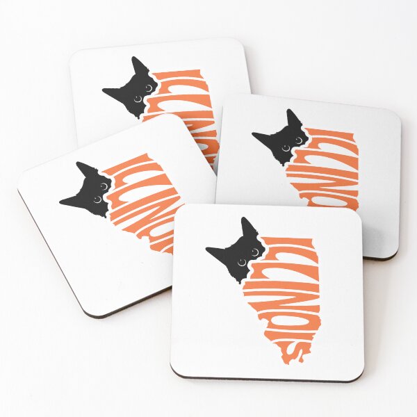 Item preview, Cat Loves Illinois | State Pride Shirt for Pet Lovers designed and sold by GoblinBoutique.