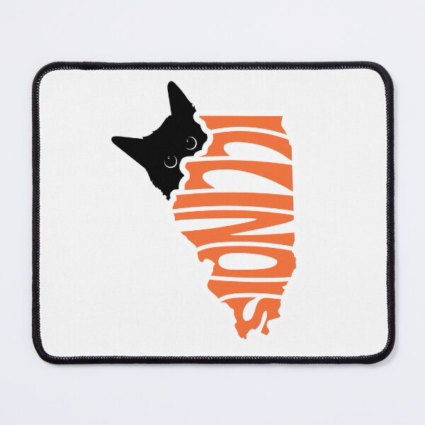Item preview, Cat Loves Illinois | State Pride Shirt for Pet Lovers designed and sold by GoblinBoutique.