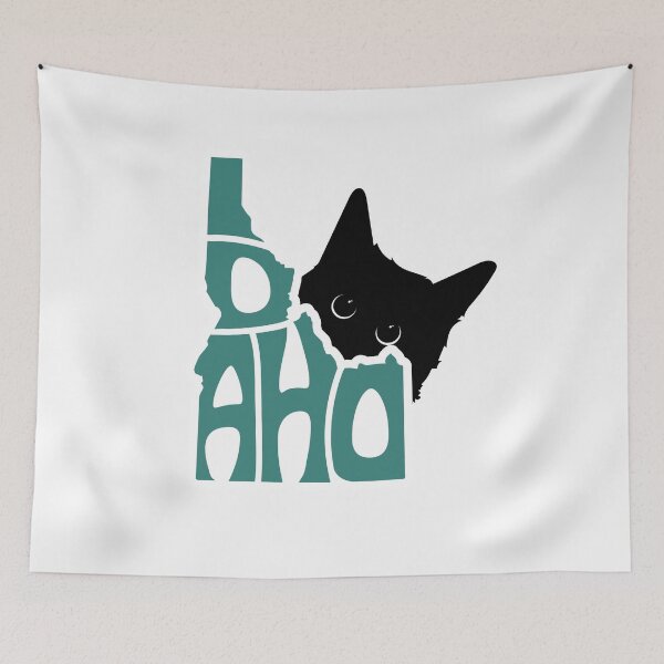 Item preview, Cat Loves Idaho | State Pride Shirt for Pet Lovers designed and sold by GoblinBoutique.