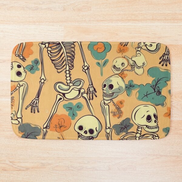 Item preview, #1 Funny Bones: Quirky Cartoon Skeleton Pattern designed and sold by Pexelpanoramas.
