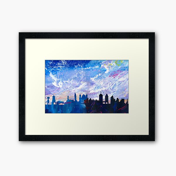 Item preview, Augsburg Bavaria panorama skyline with landmark designed and sold by artshop77.