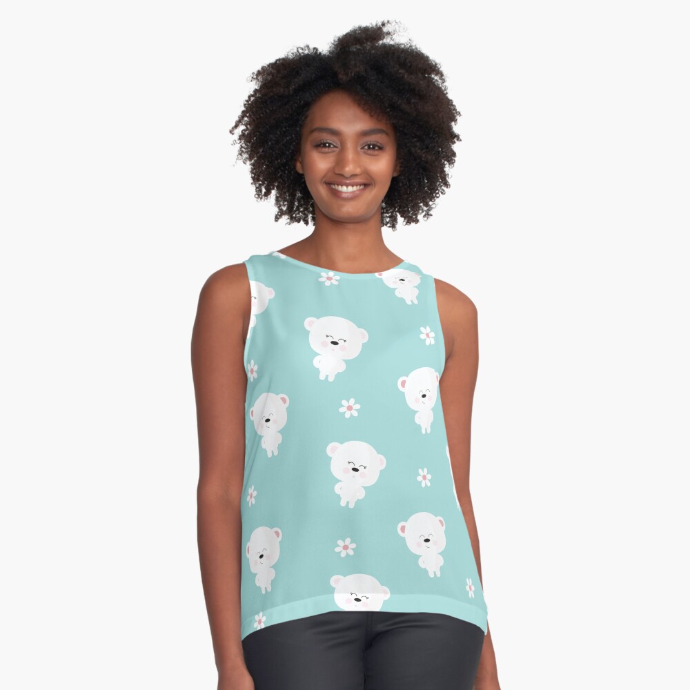 Item preview, Sleeveless Top designed and sold by vectormarketnet.