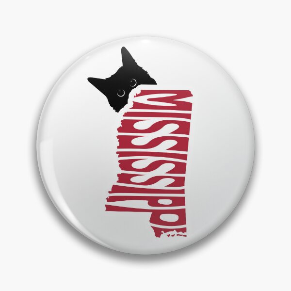 Item preview, Cat Loves Mississippi | State Pride Shirt for Pet Lovers designed and sold by GoblinBoutique.