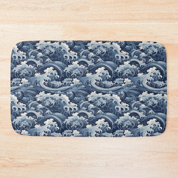 Item preview, Blue Waves Crashing designed and sold by weirdrt.