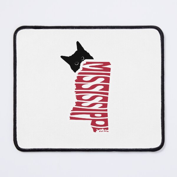 Item preview, Cat Loves Mississippi | State Pride Shirt for Pet Lovers designed and sold by GoblinBoutique.