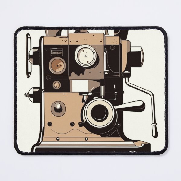 Item preview, Retro-Futurism: Steampunk Rustic Espresso Machine Art designed and sold by yaseenart.