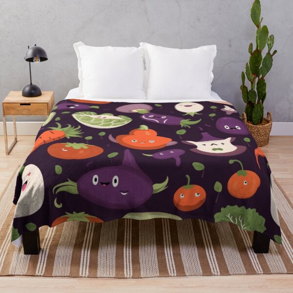 Item preview, Quirky Vegetable monsters pattern designed and sold by Trista Designs.