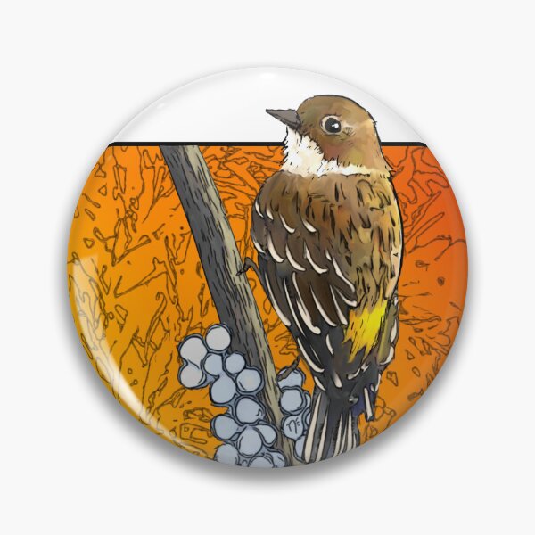 Item preview, Yellow-Rumped Warbler designed and sold by Fiddlefang.