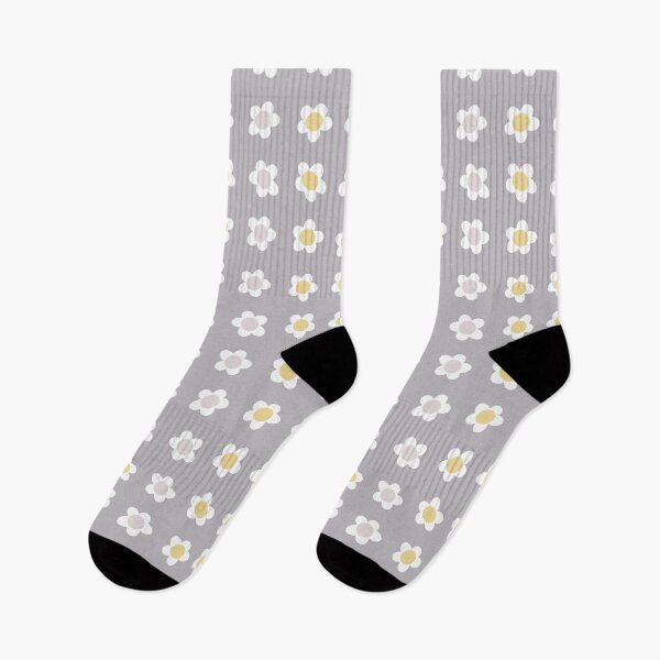 Item preview, Cute Flower Stripes Spring And Summer Floral Pattern Blue Gray designed and sold by scorpiolane.