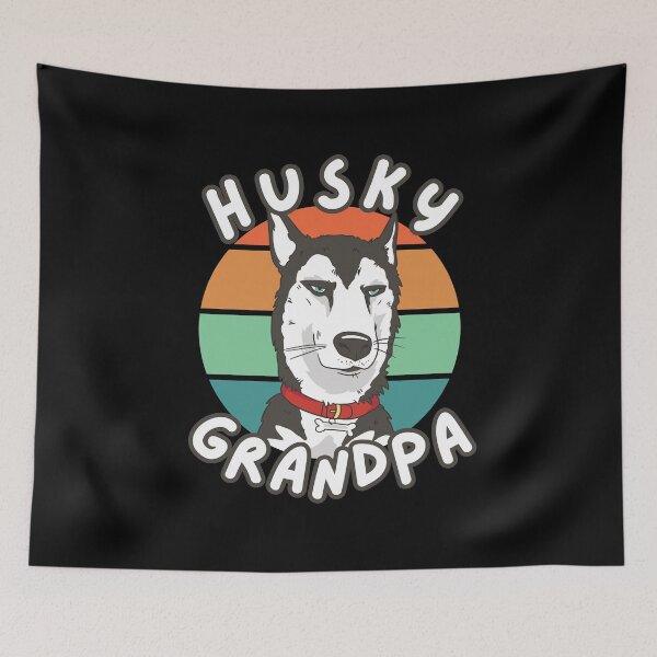 Artikelvorschau, Husky-Opa entworfen und verkauft von HuskyHuddle.