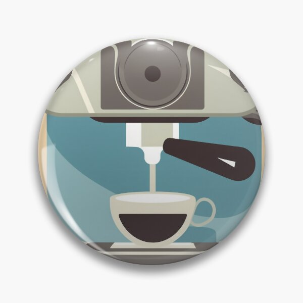 Item preview, Espresso Essence: Abstract Minimalist Coffee Machine Art designed and sold by yaseenart.