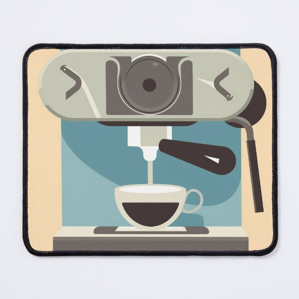 Item preview, Espresso Essence: Abstract Minimalist Coffee Machine Art designed and sold by yaseenart.