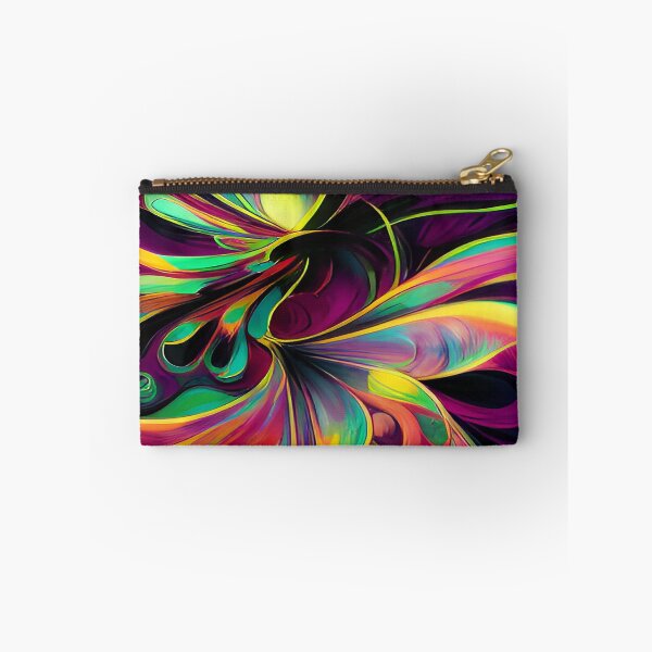 Item preview, Whimsical Bursts of Blue Yellow and Violet on a Midnight Black Sky designed and sold by deniselynnimage.